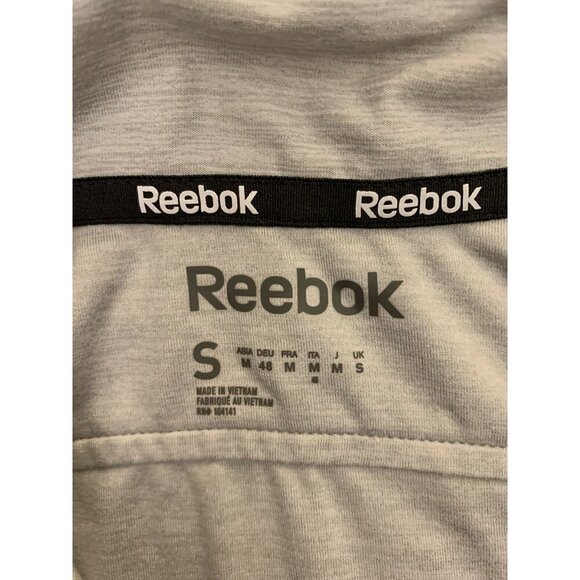 Reebok Mens Speedwick Jacket Size S Gray Full Zip Activewear Pockets Stretch GUC - Picture 10 of 11